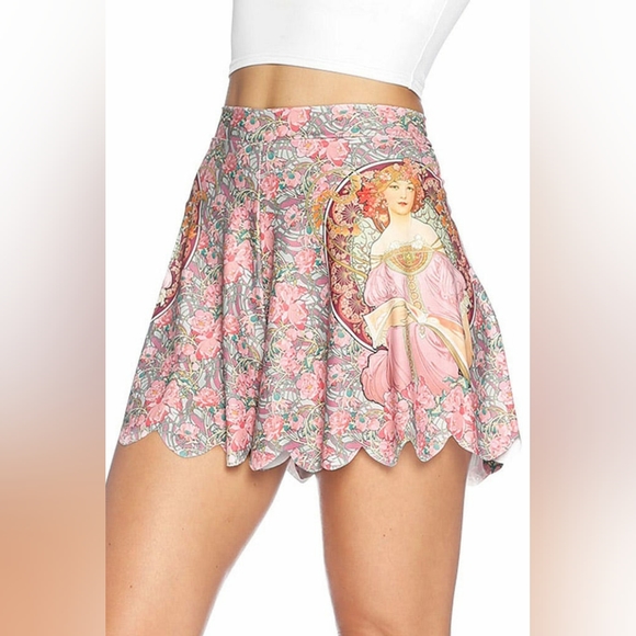 Blackmilk Pants - BLACKMILK PINK MOON SHORTIES M NWT